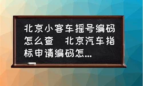 北京市小型汽车摇号查询_北京小型汽车摇号查询04201005